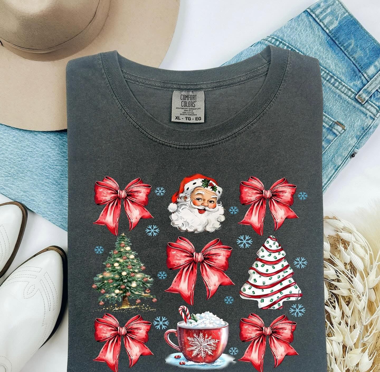 Christmas and bows